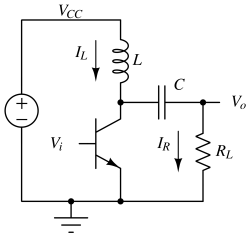 class_A_inductive_load-1 Class A amplifier with Inductive Loading
