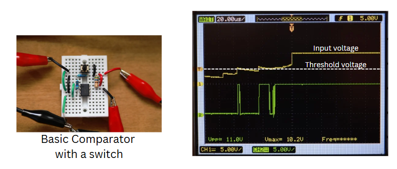 Schmitt trigger 1 schmitt trigger breadboard circuit