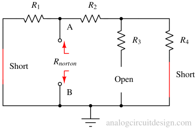 finding norton equivalent resistance