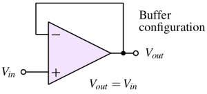 operational amplifier in buffer mode