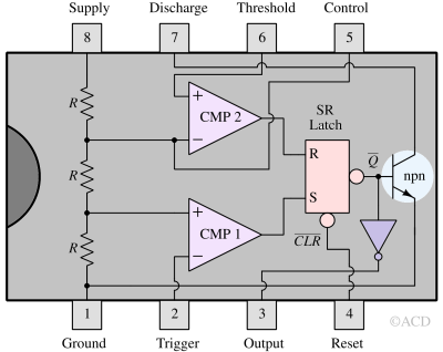 555 timer internal block diagram