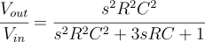 hpf second order equation